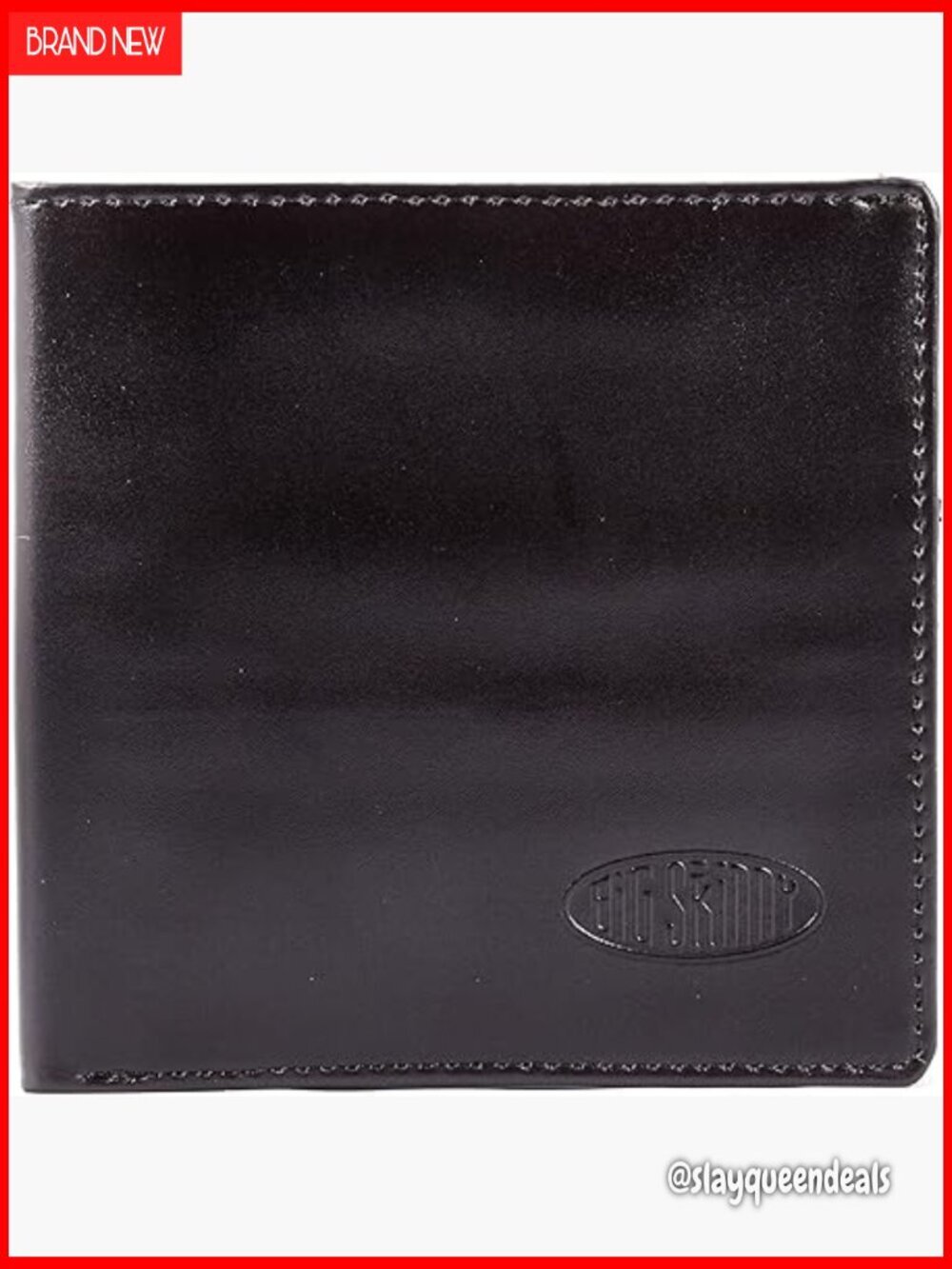 RFID Blocking Leather Bi-Fold Slim Wallet, Holds 25+ Cards, Travel Ready